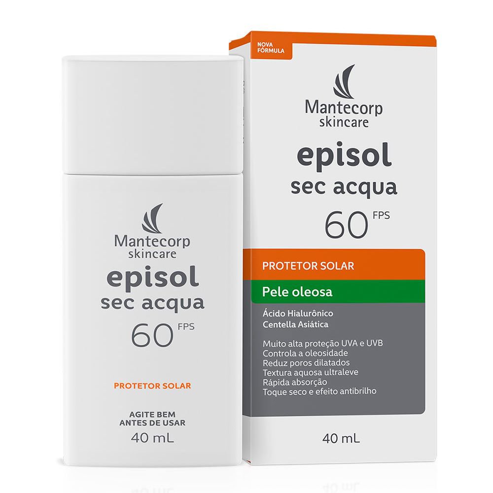 Episol Sec Acqua Fps 60 | Sem Cor - 40Ml