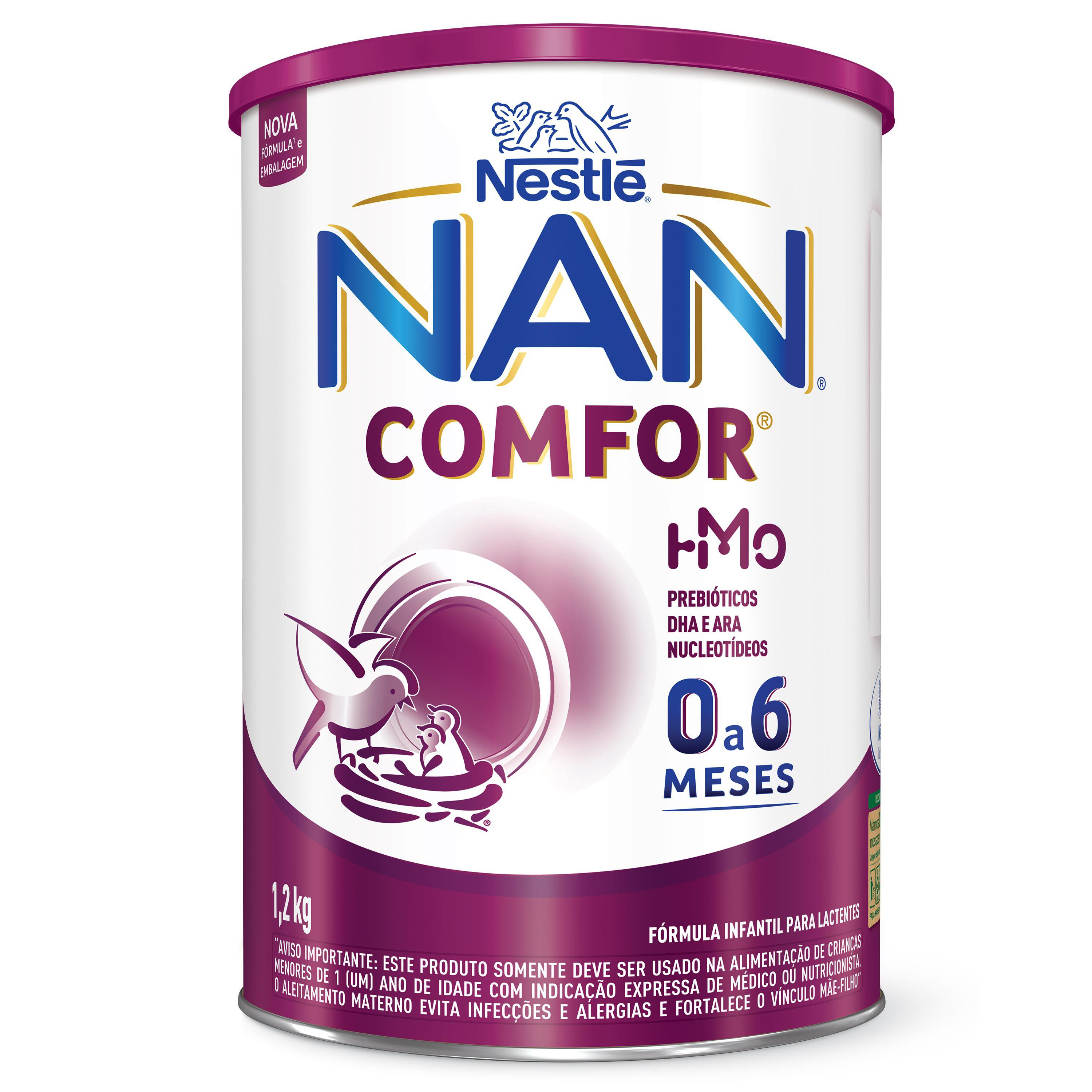 Formula Infantil Nan Comfor 0 A 6 Meses 1,2Kgs