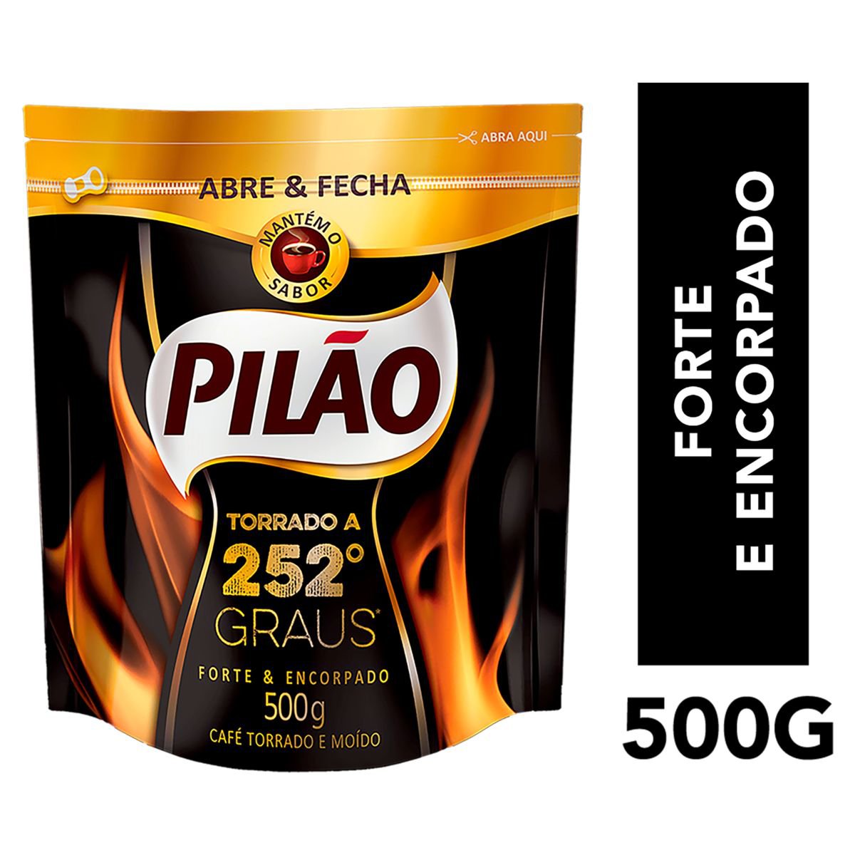 Cafe Torrado E Moido Pilao 252º Abre E Fecha 500G