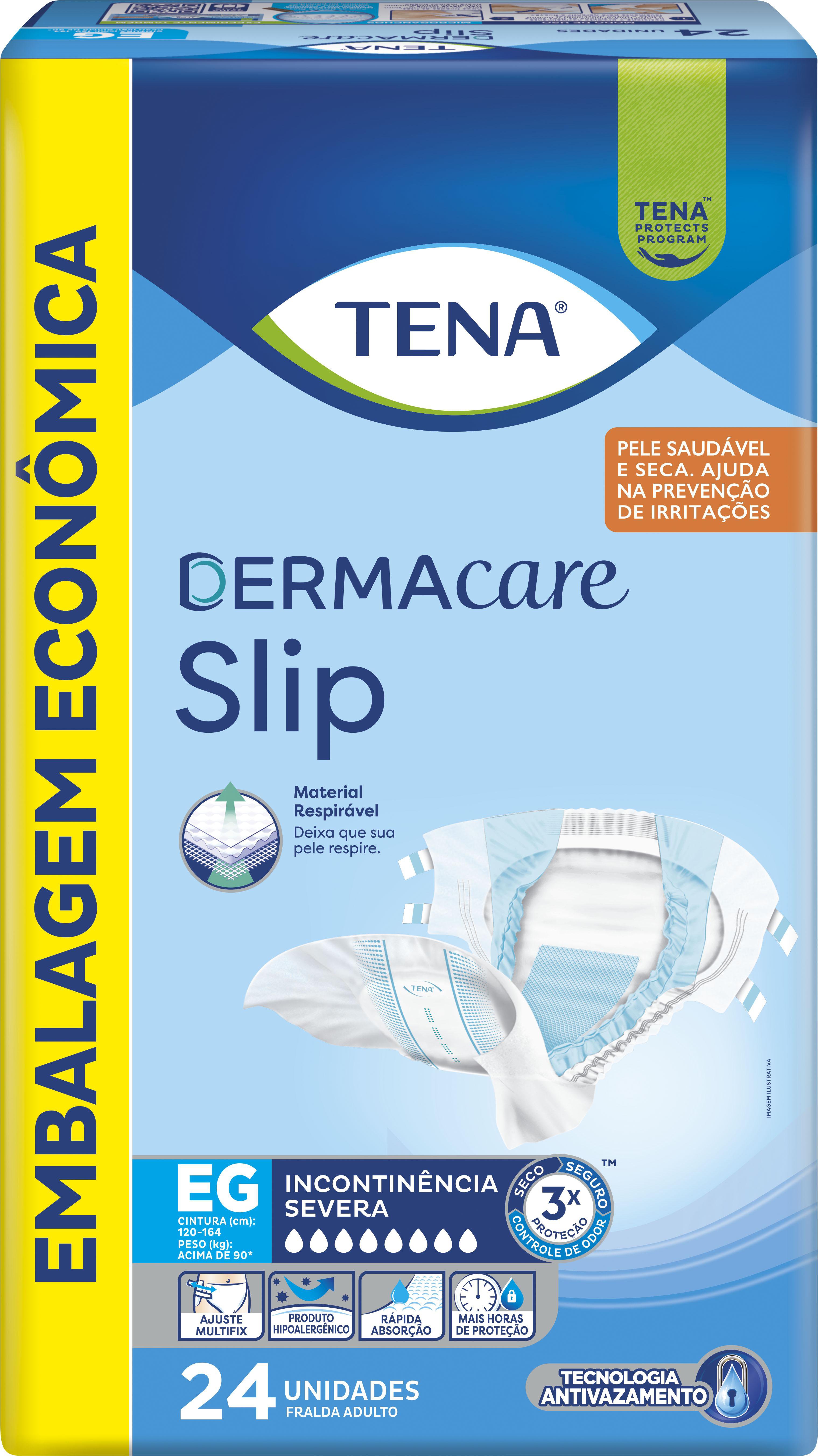 Fralda Adulto Tena Slip Dermacare Eg 24 Un