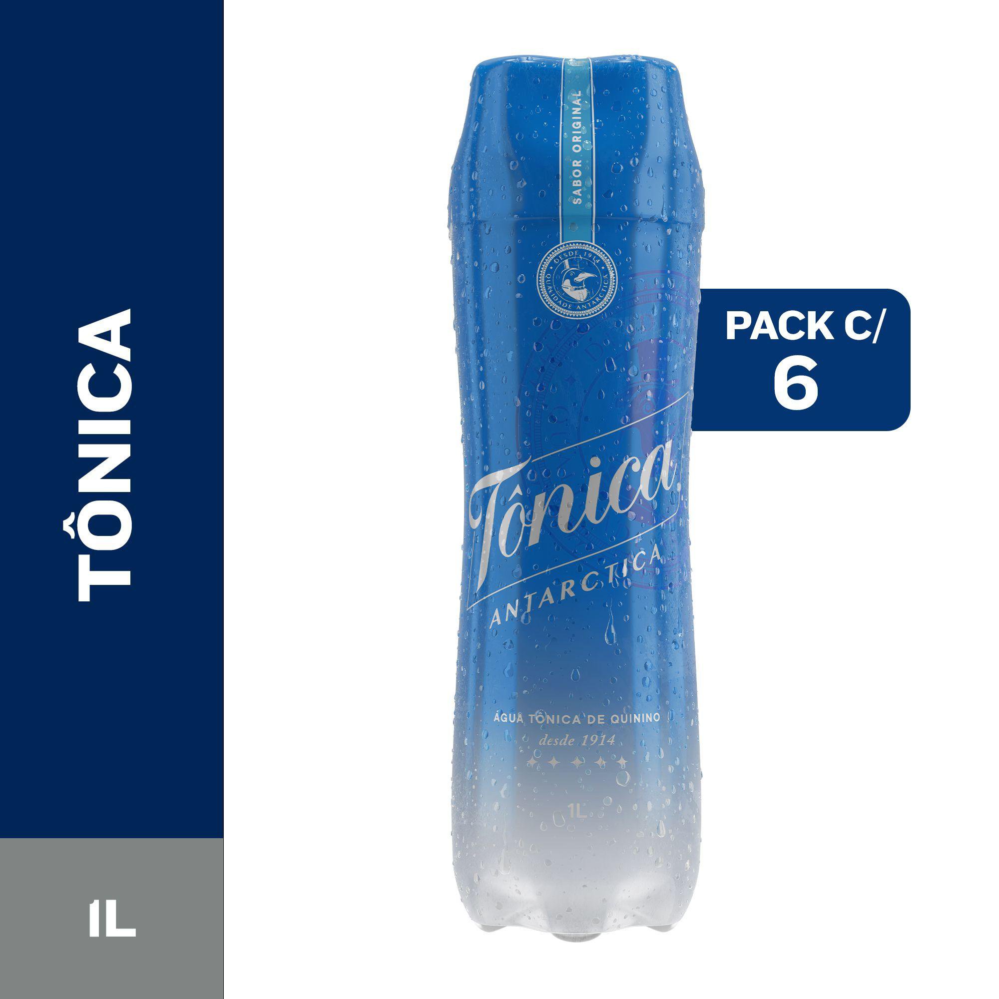 Agua Tonica Antarctica 1L Garrafa Pack C/6