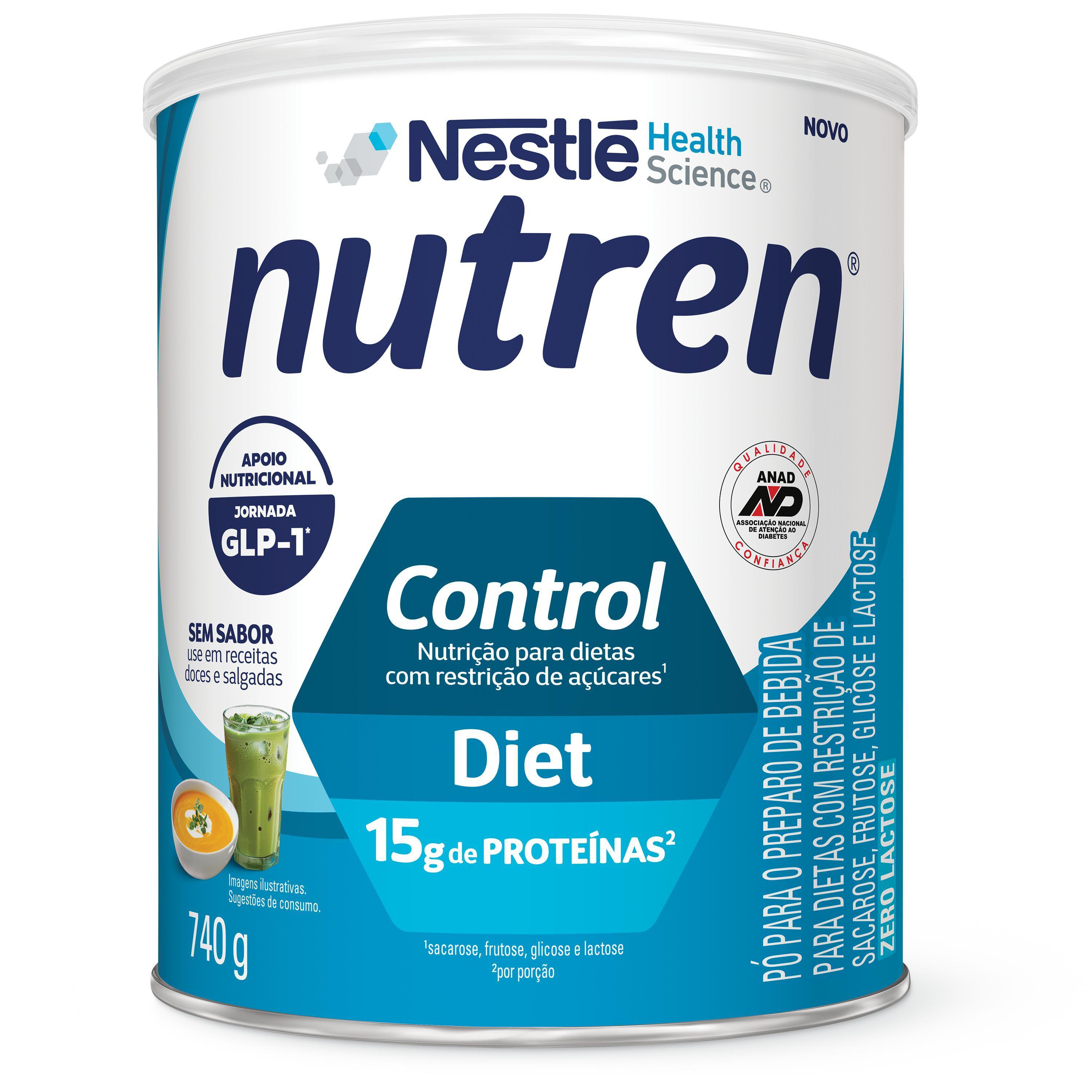 Complemento Alimentar Nutren Control Sem Sabor 740G