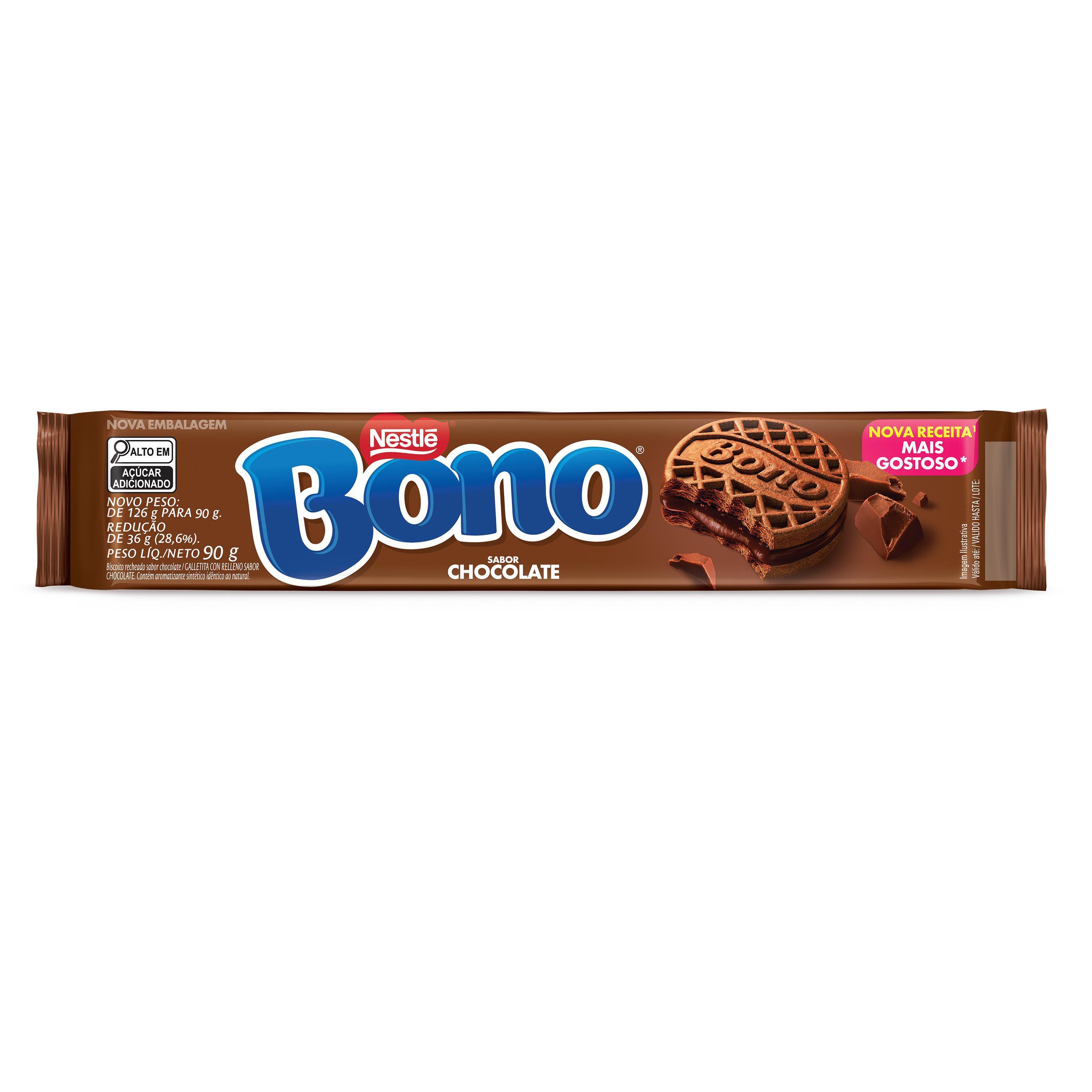 Biscoito Recheado Bono Choc 90G