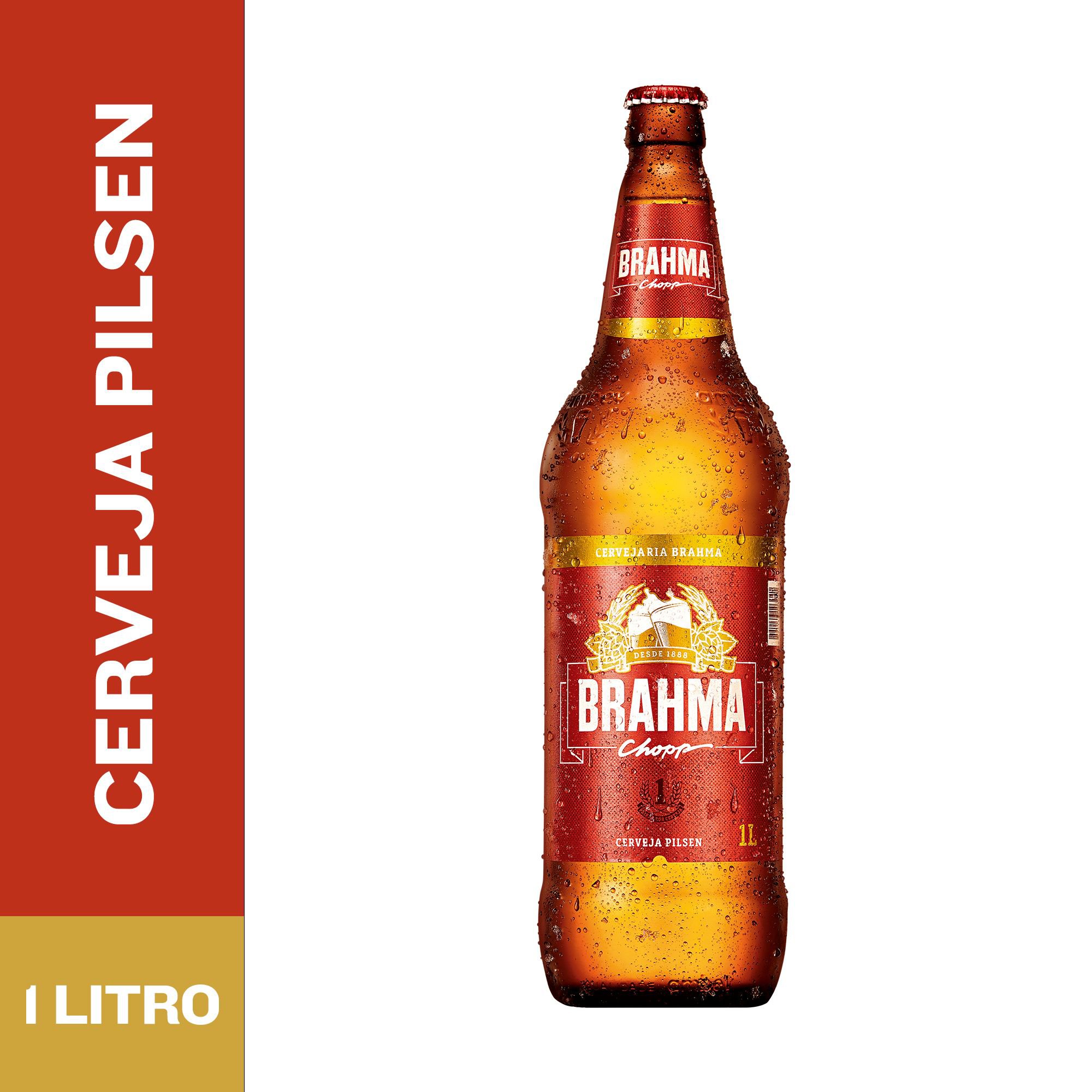 Cerveja Brahma Chopp 1L Garrafa