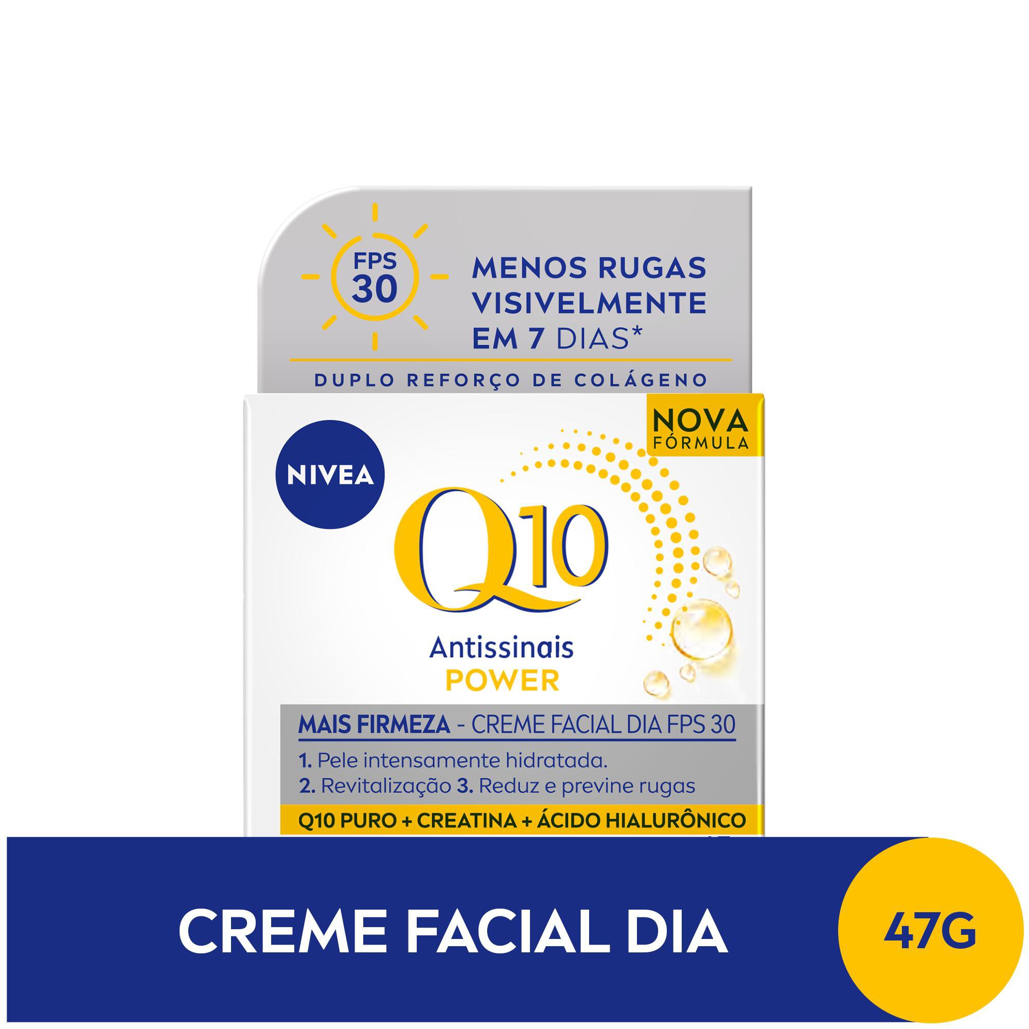 Nivea Creme Facial Antissinais Q10 Power Dia Fps 30 47G