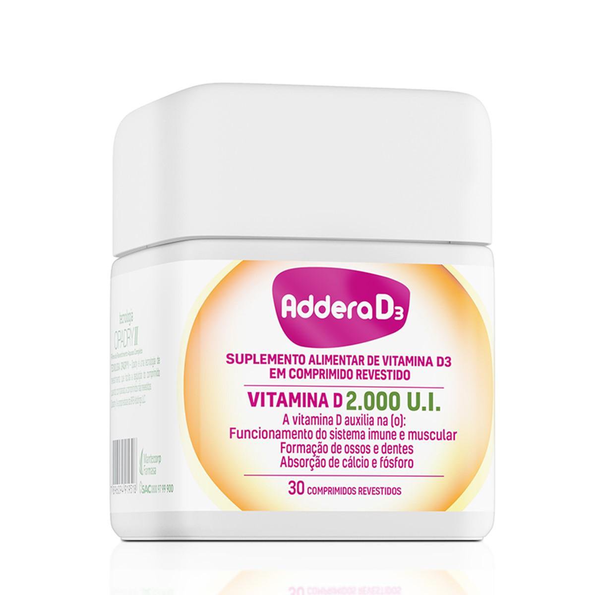 Addera D3 2.000Ui 30 Comprimidos