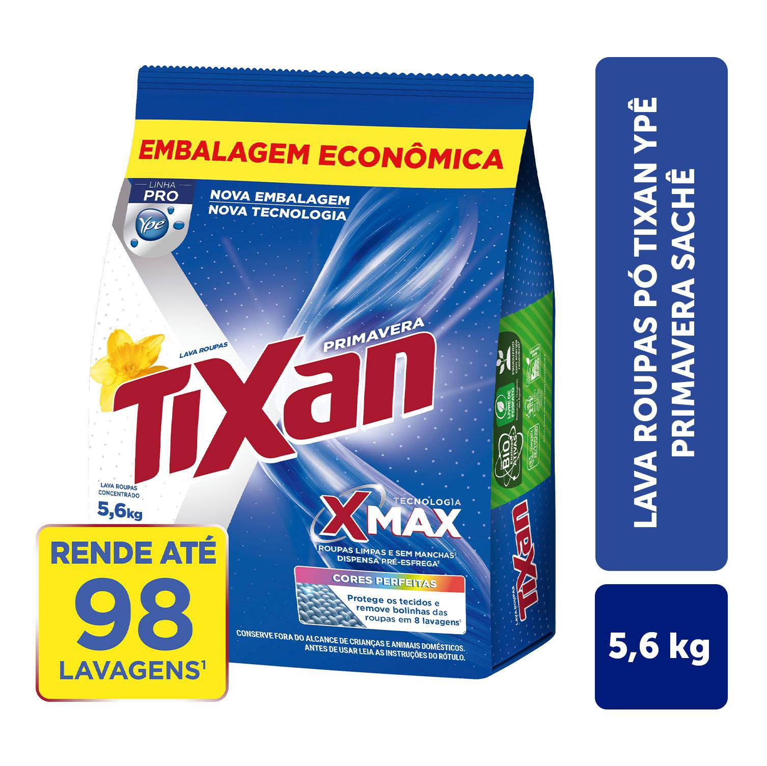 Sabao Em Po Tixan Ype Primavera Pro 5,6Kg Emb Economica