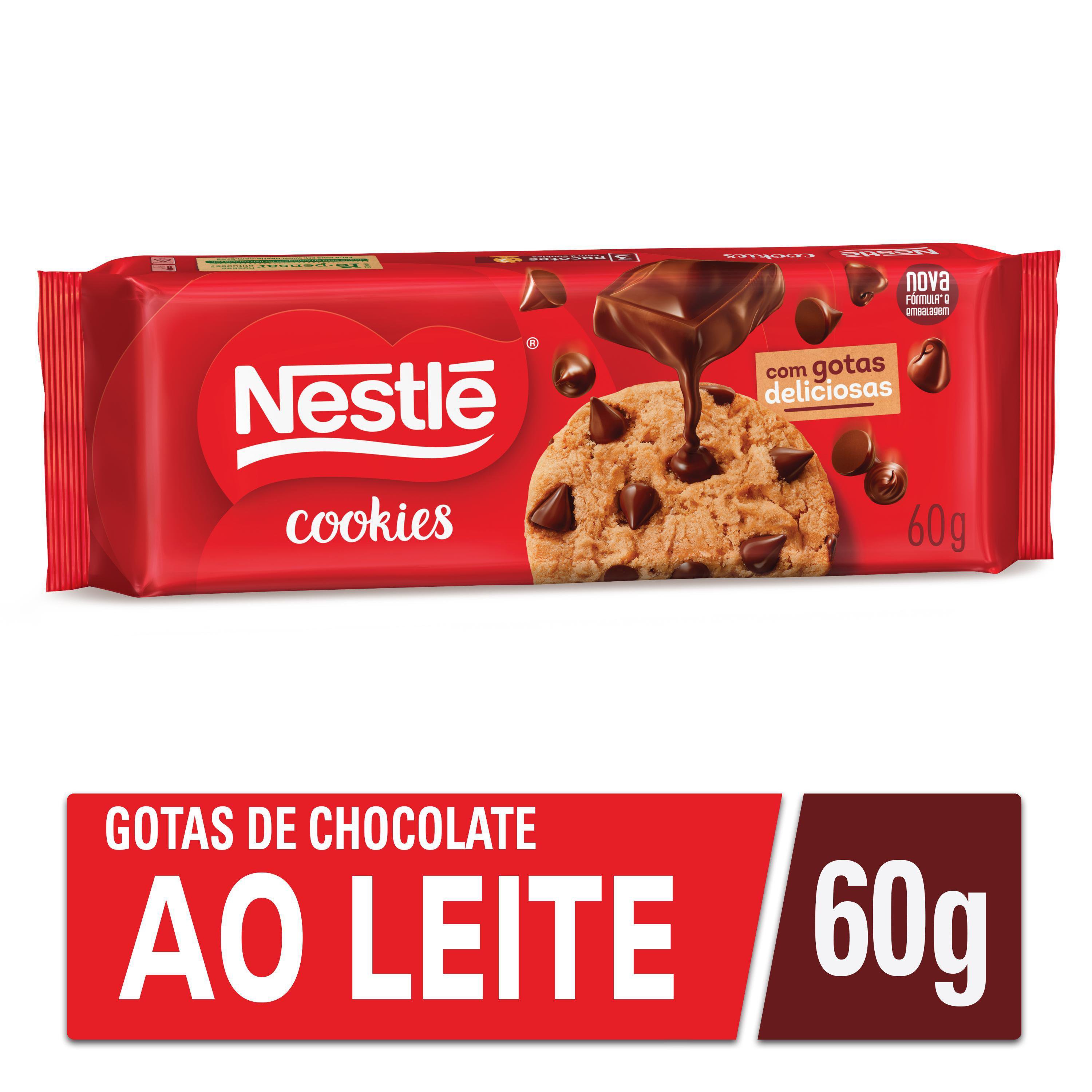Cookie Classic Baunilha C/ Gotas Choc 52X60G