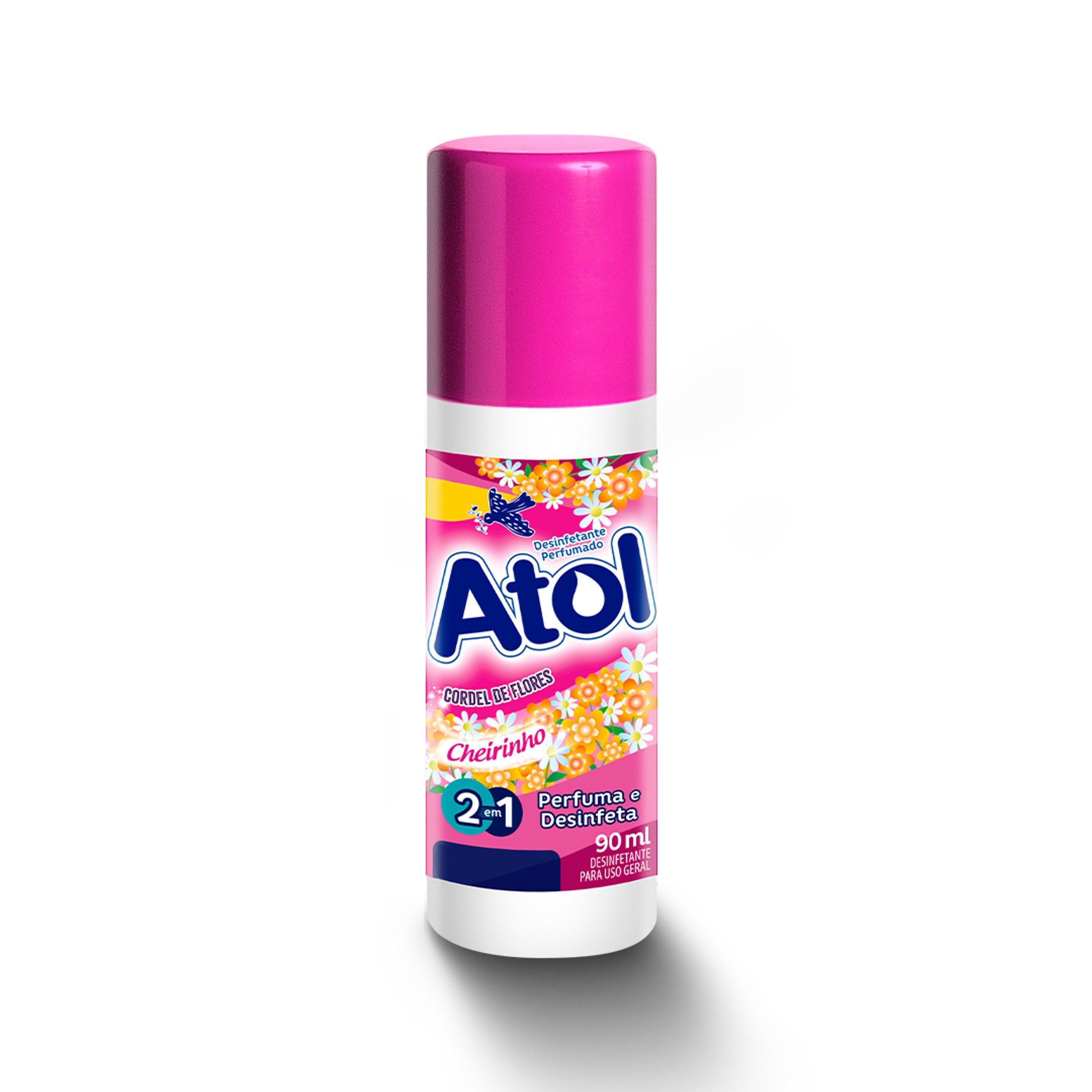 Desinfetante Perfumado Atol Cordel Flores 90Ml