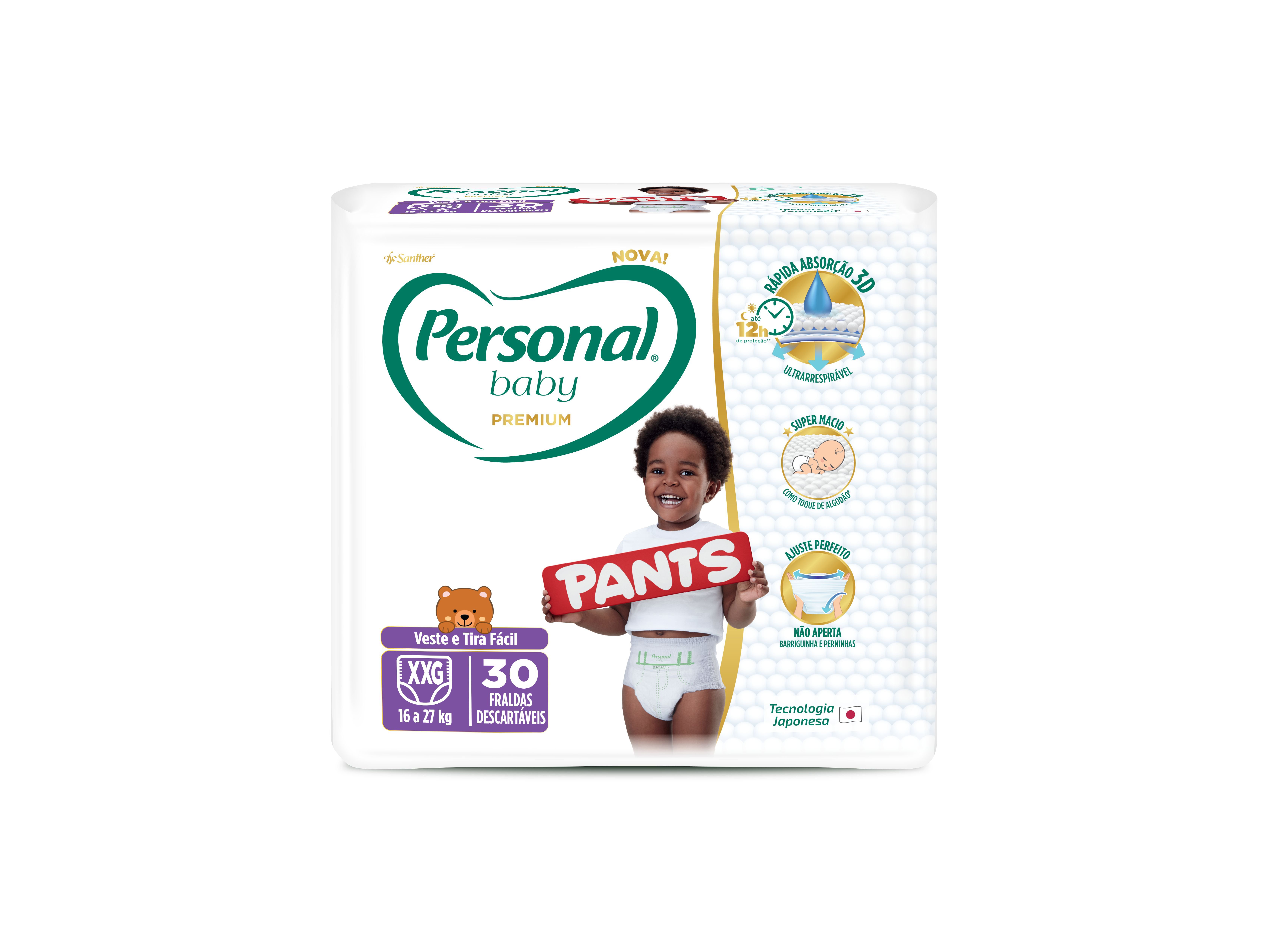 Fralda Personal Baby Premium Pants Xxg C/ 30 Un