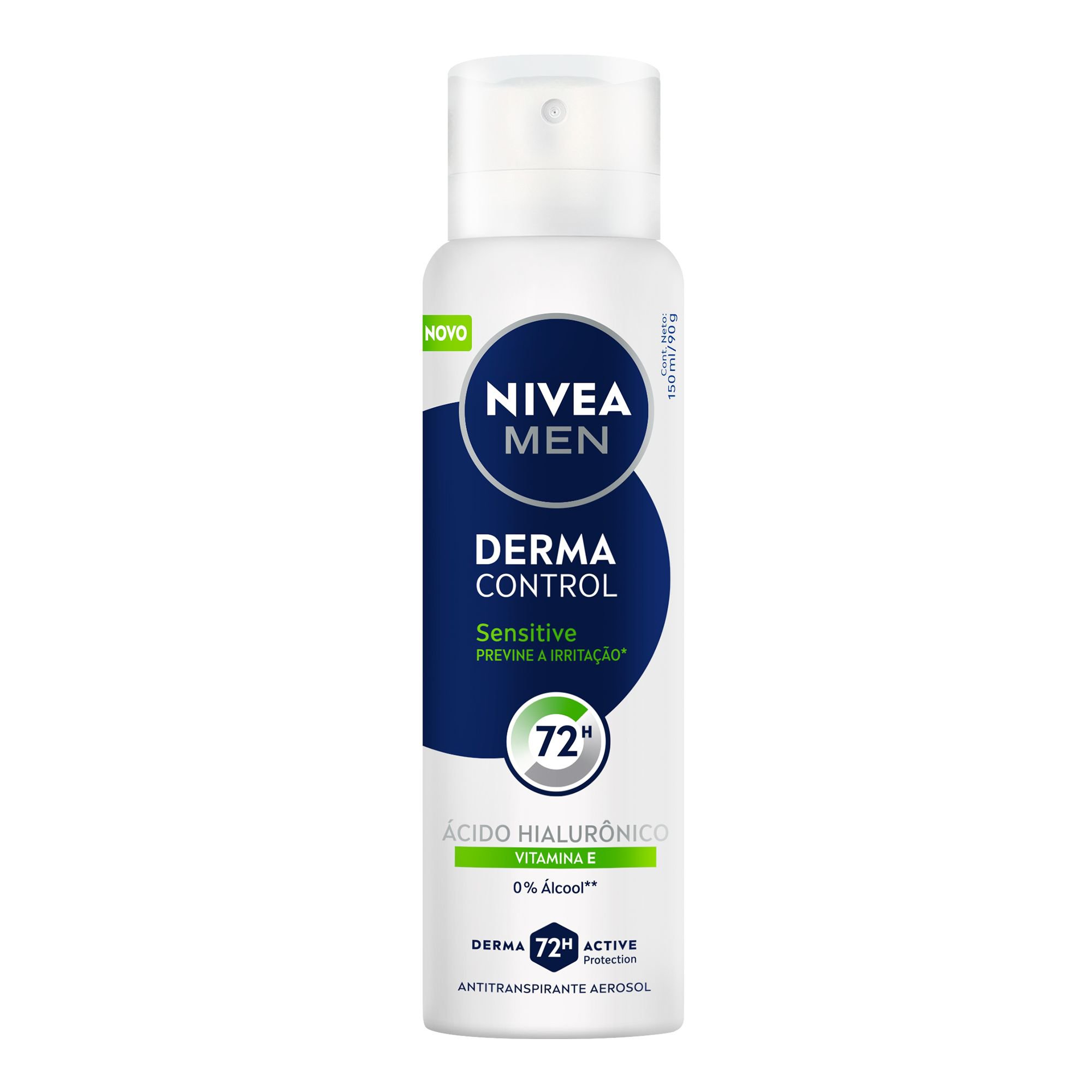 Nivea Men Desodorante Aerossol Derma Control Sensitive 150Ml